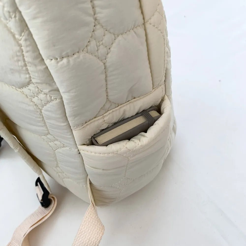 Quilted Backpack Bag - Lily Bloom