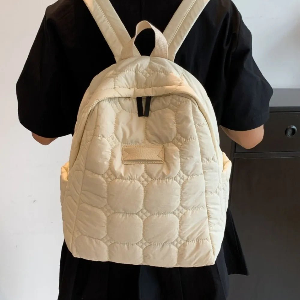 Quilted Backpack Bag - Lily Bloom