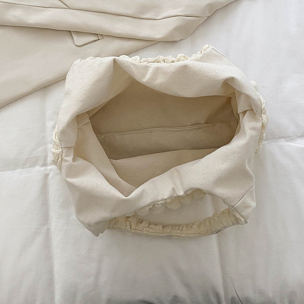 Ruched Large Handbag - Lily Bloom