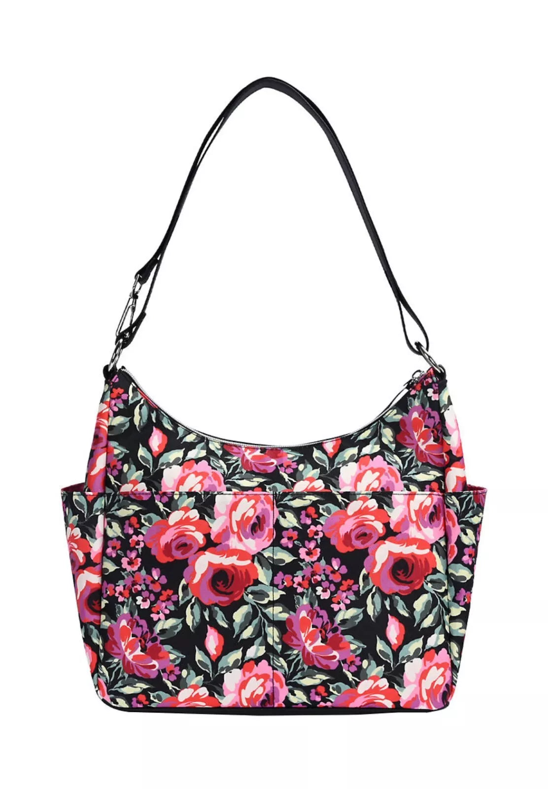 Satchel Handbag Shoulder Bag Romantic Rose Blossom