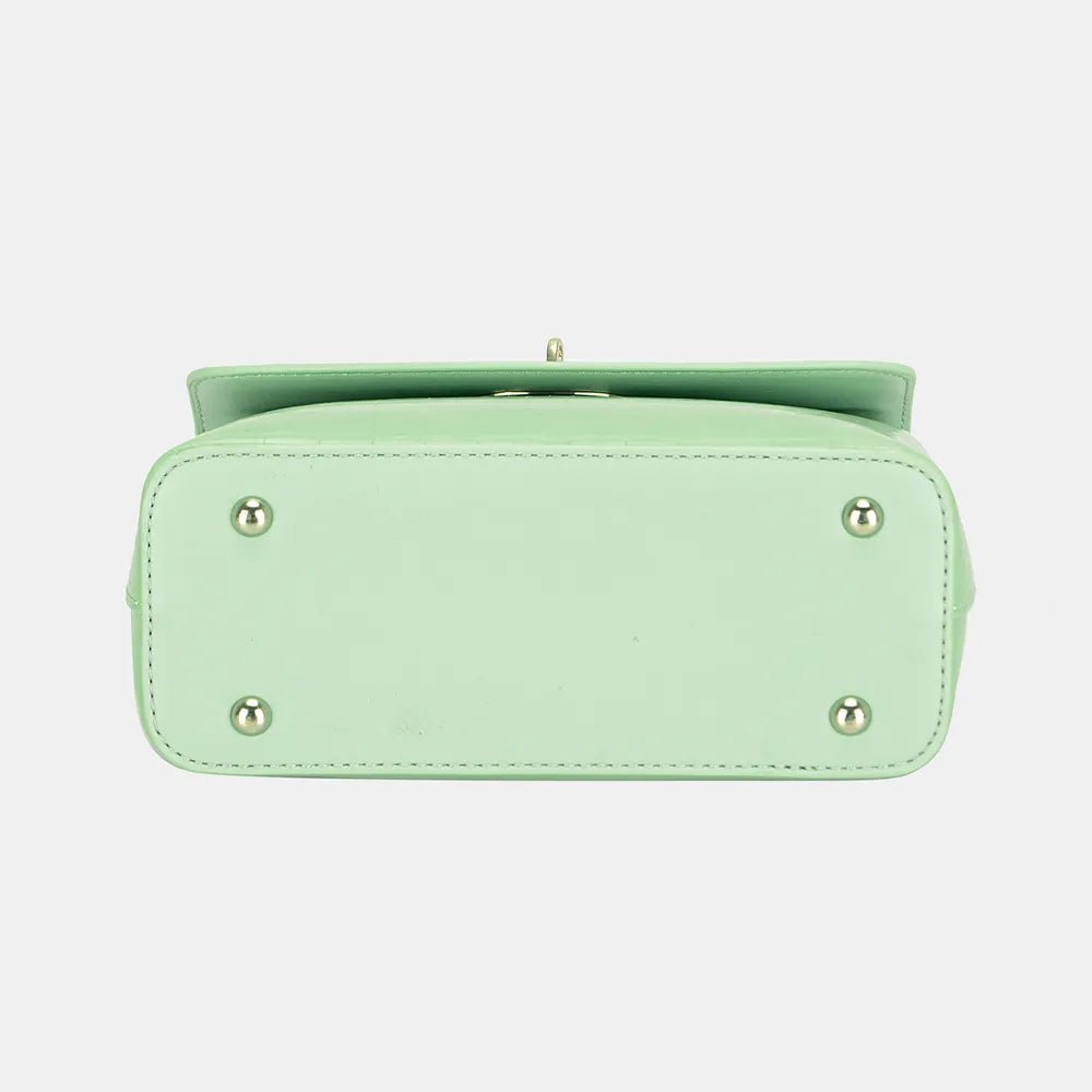 Unique Texture Vegan Leather Handbag - Lily Bloom