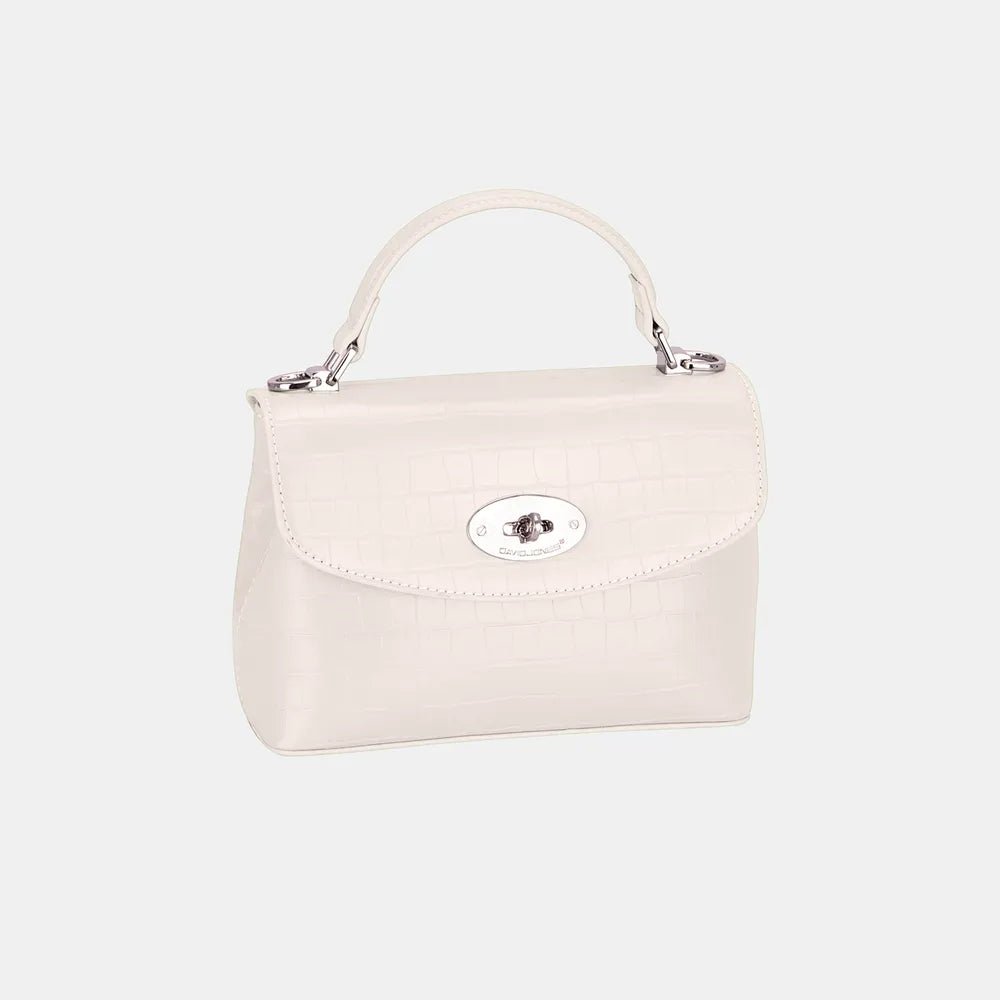 Unique Texture Vegan Leather Handbag - Lily Bloom