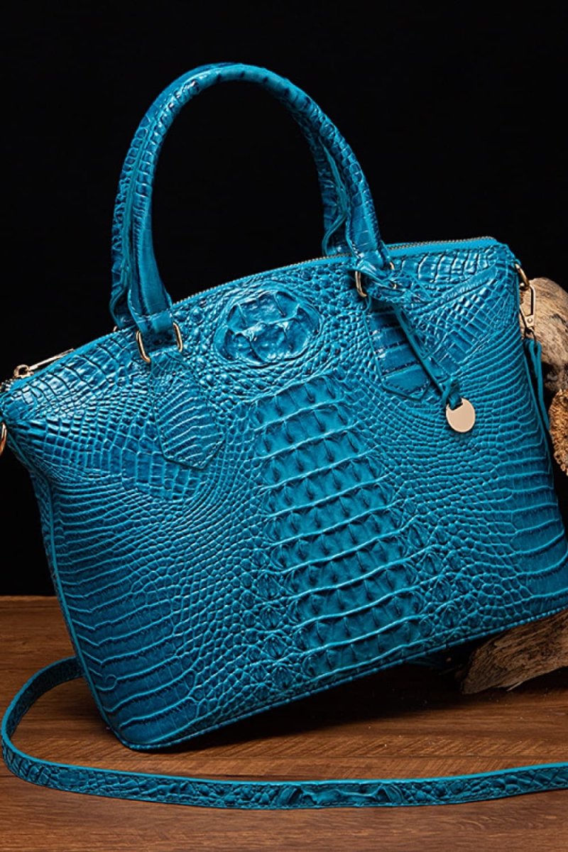 Sturdy Construction Vegan Leather Handbag - Lily Bloom