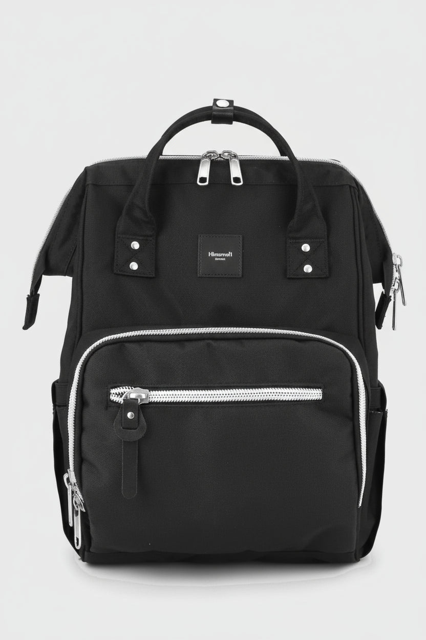 Waterproof Canvas Backpack Bag with Side Pockets - Lily Bloom