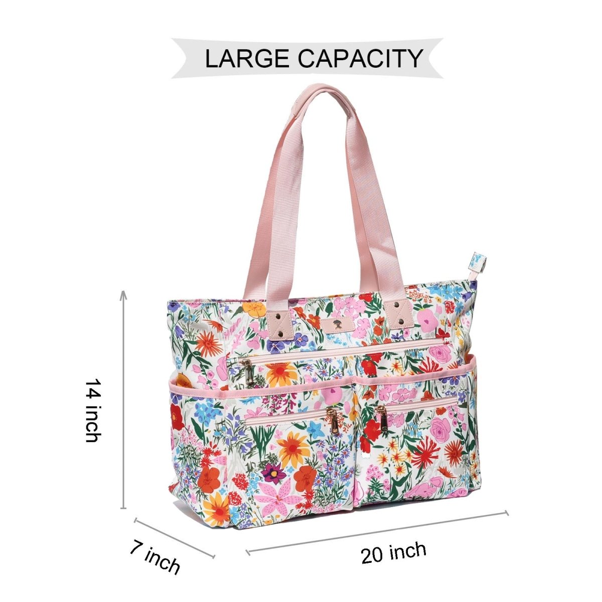 Weekender Bag Carry On Bag Overnight Tote with 13 Pockets - Lily Bloom