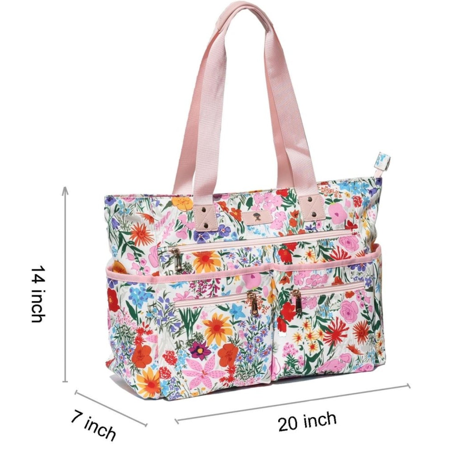 Weekender Bag Carry On Bag Overnight Tote with 13 Pockets - Lily Bloom