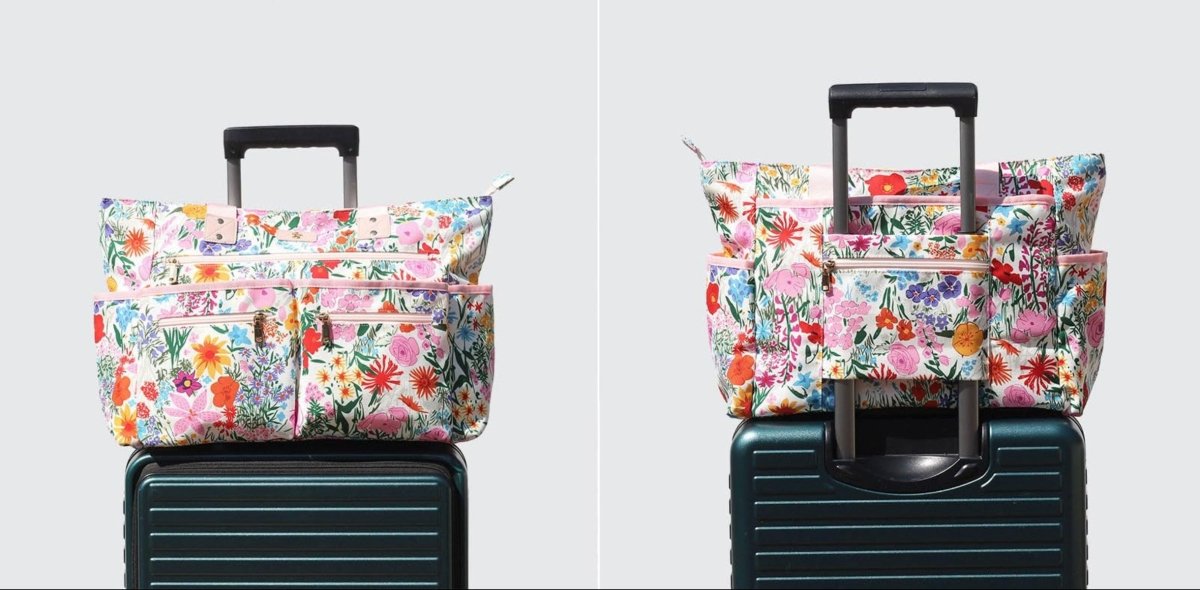 Weekender Bag Carry On Bag Overnight Tote with 13 Pockets - Lily Bloom