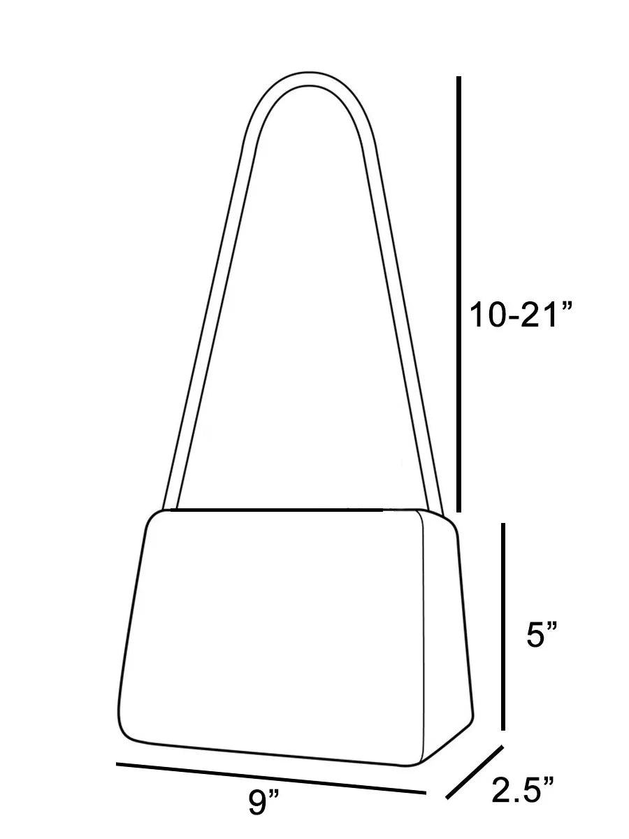 Western Buckle Accent Multi Panel Shoulder Bag - Lily Bloom