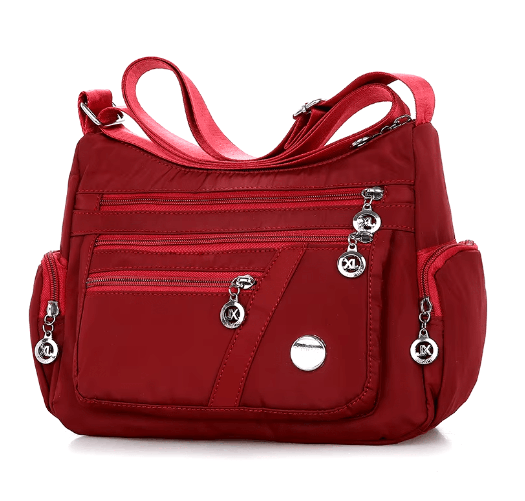 Women Shoulder Lightweight Crossbody Multiple Pockets Messenger Bag - Lily Bloom