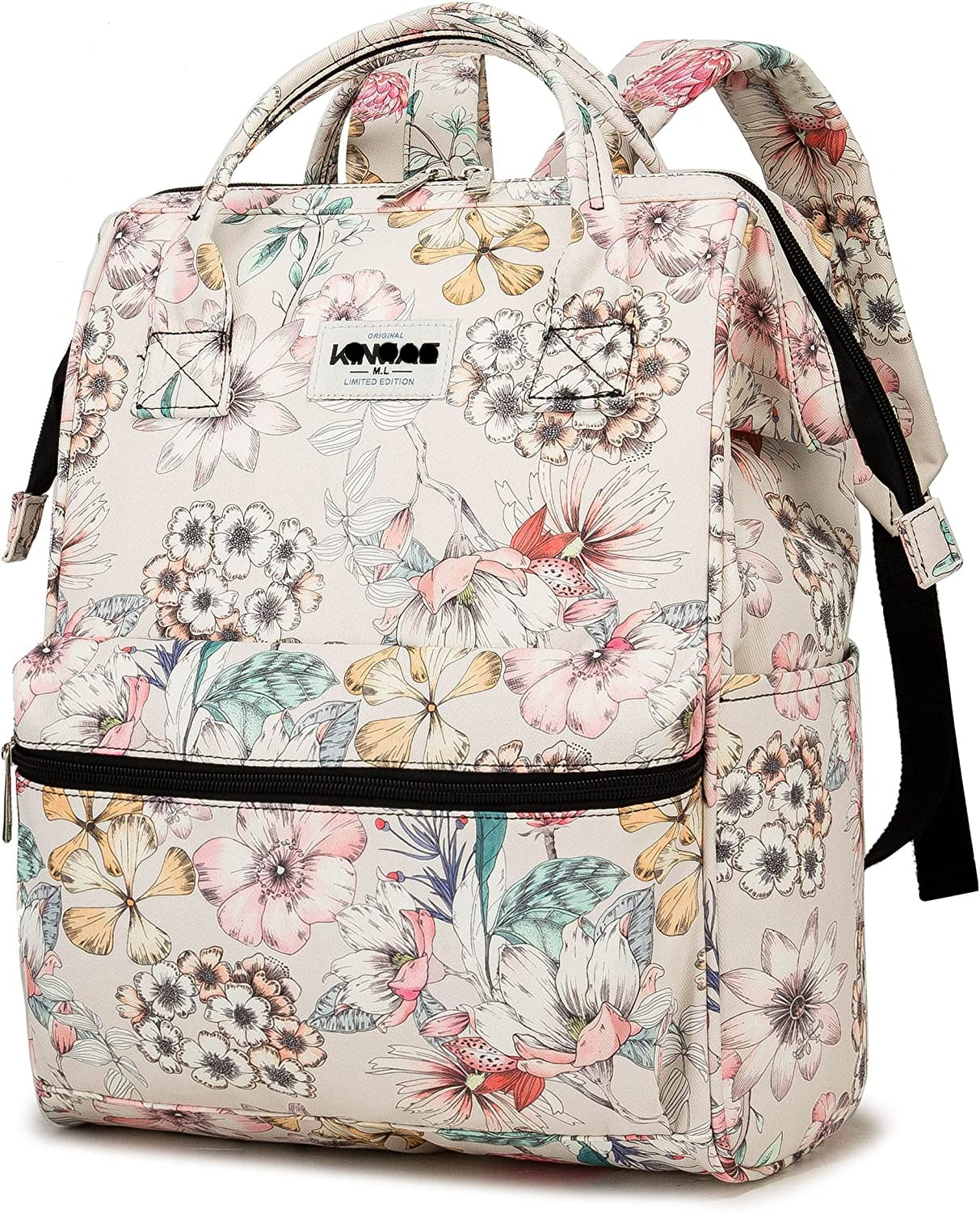 Bohemian Water Resistant Cushion Straps USB Port Laptop Backpack - Lily Bloom Store