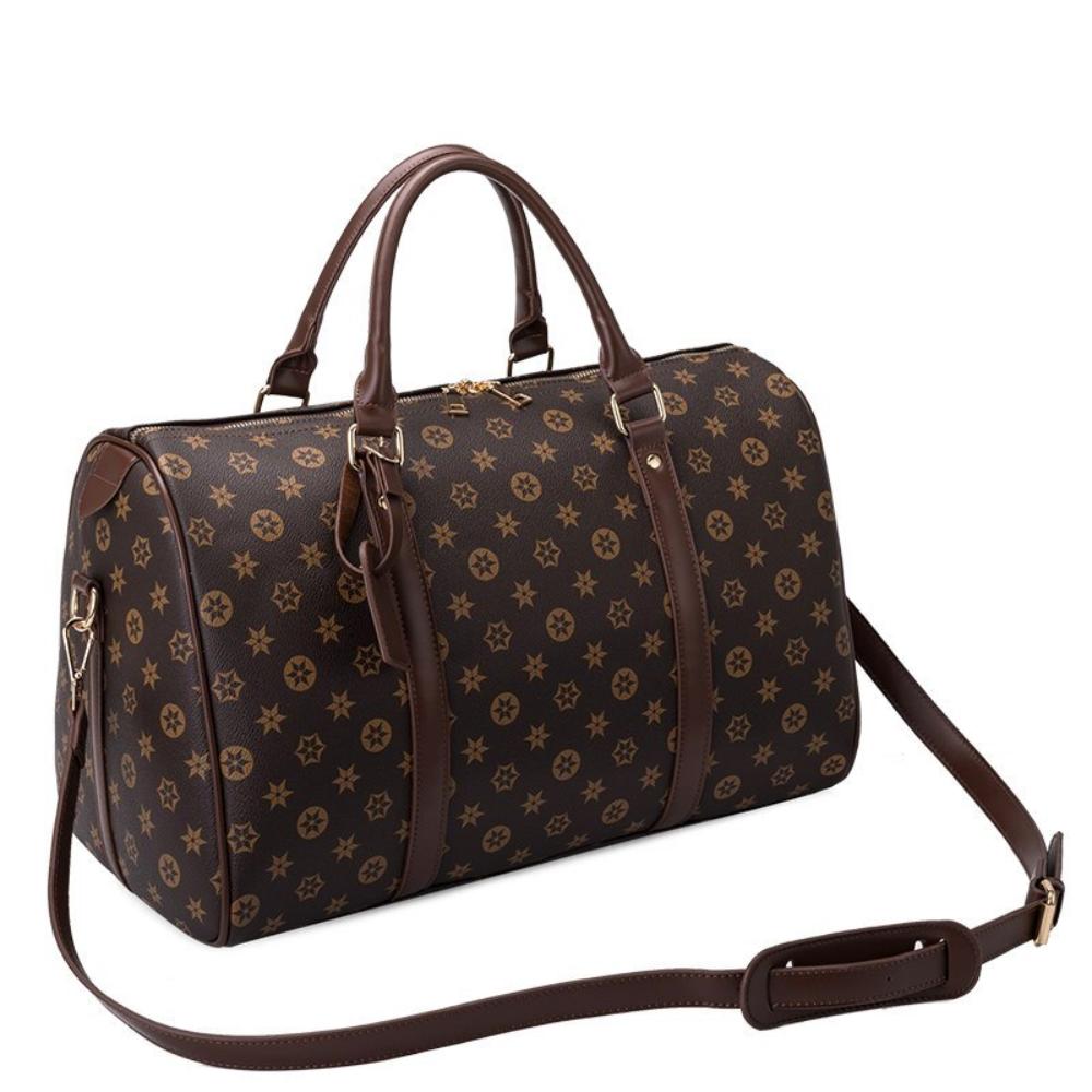 Luxury Classic Design Tote Carry On Leather Travel Bag - Lily Bloom