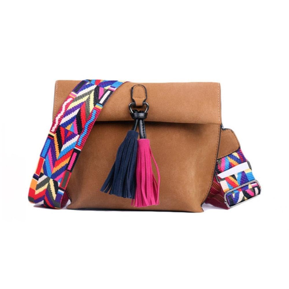 Luxury Leather Shoulder Handbag - Lily Bloom