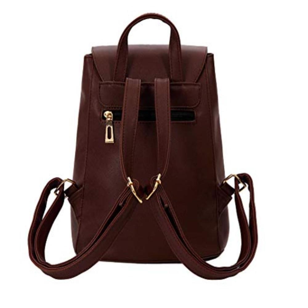 Small Backpack Purse Leather Travel Daypack Fashion Shoulder Bag - Lily Bloom