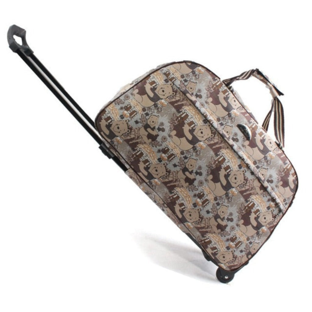 Luggage Bag Travel Duffle Trolley bag Rolling Suitcase Trolley Travel Bags With Wheel Carry On Bag - Lily Bloom