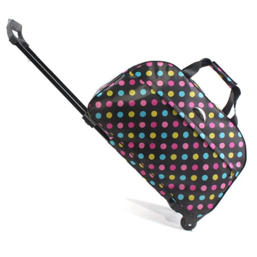 Luggage Bag Travel Duffle Trolley bag Rolling Suitcase Trolley Travel Bags With Wheel Carry On Bag - Lily Bloom