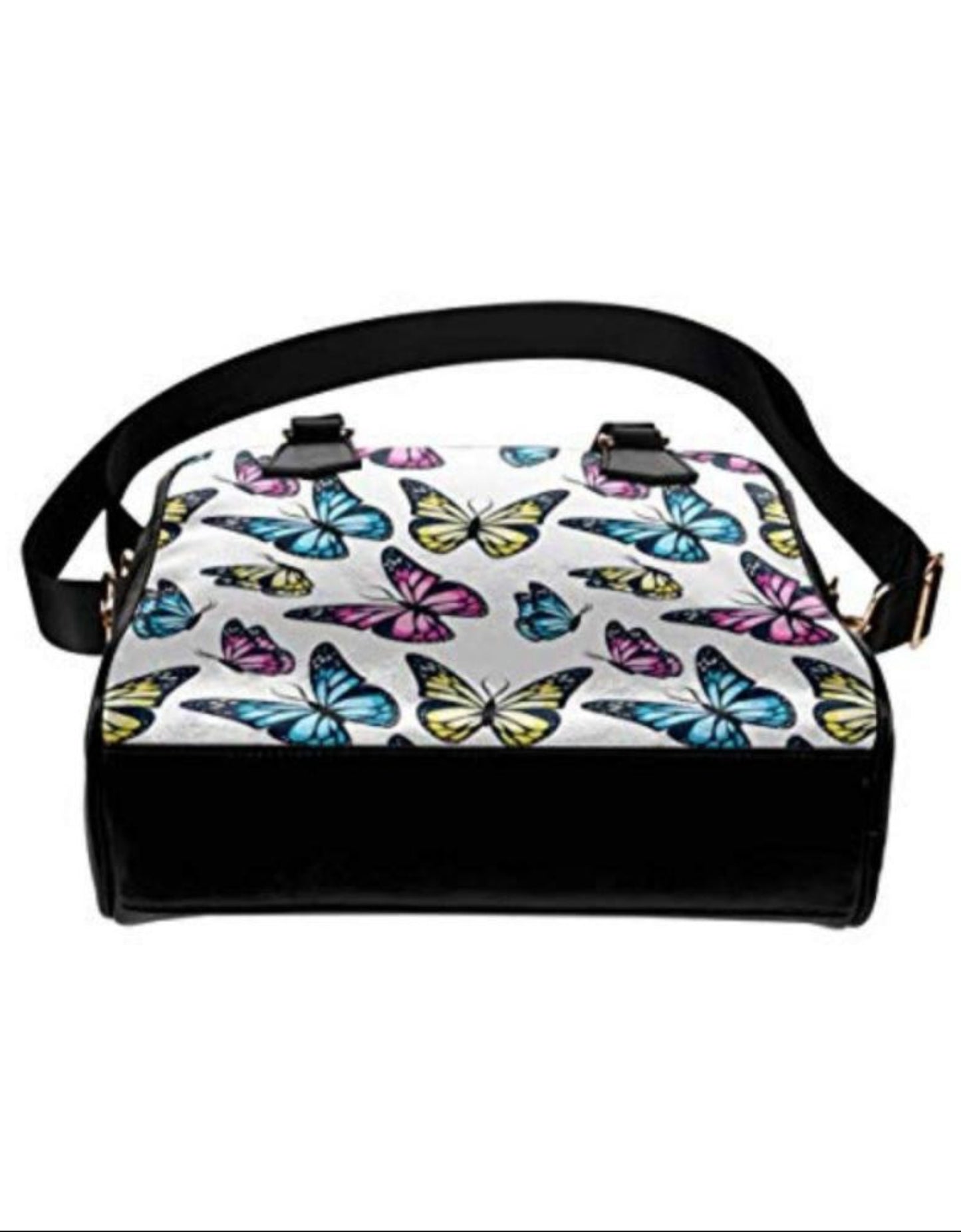 Butterflies Pattern Crossbody Shoulder Bag - Lily Bloom