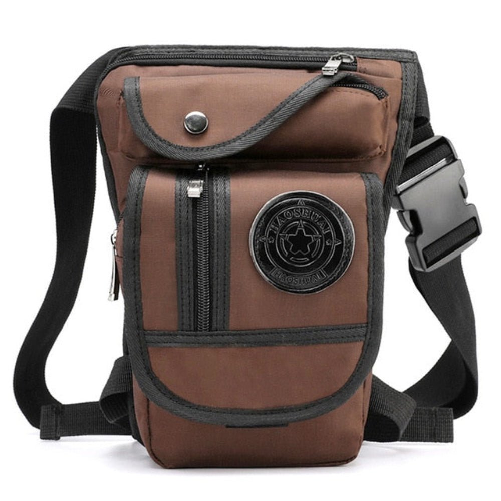 Canvas Waist Drop Leg Bag Hip Belt Bum Tactical Shoulder Bag - Lily Bloom
