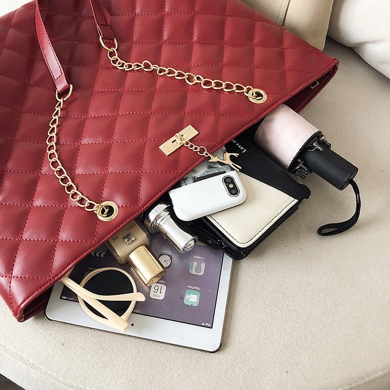Designer Brand Luxury Shoulder Crossbody Leather Handbag - Lily Bloom