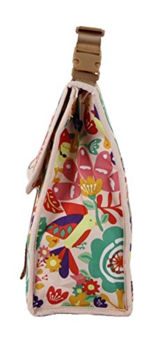 Lily Bloom Fold - over Insulated Lunch Portable Cooler Bag - Lily Bloom