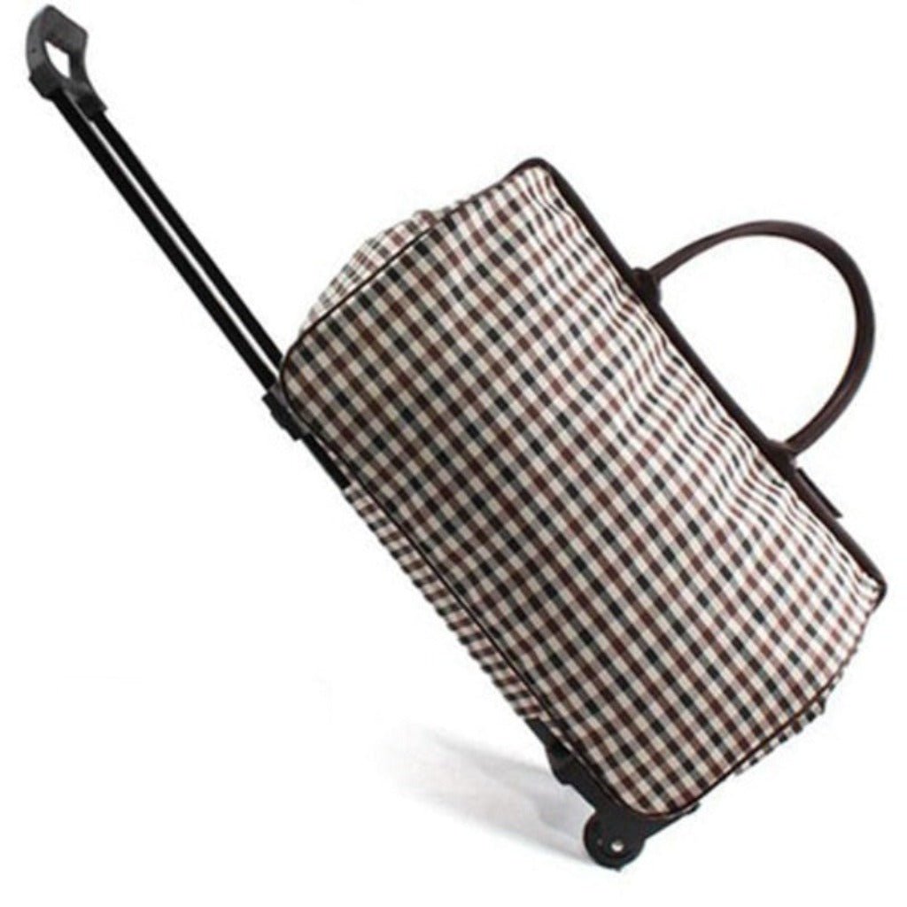 Luggage Trolley Travel Rolling Carry on Suitcase Bag With Wheels - Lily Bloom