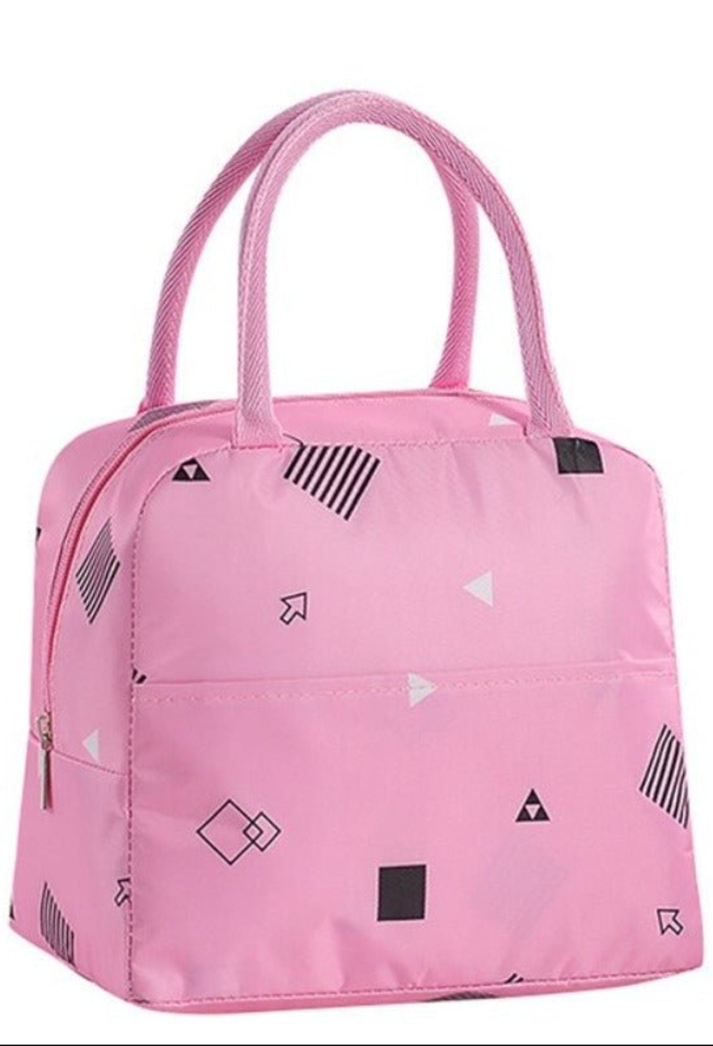 Portable Reusable Cold Insulated Lunch Picnic Travel Handbag - Lily Bloom