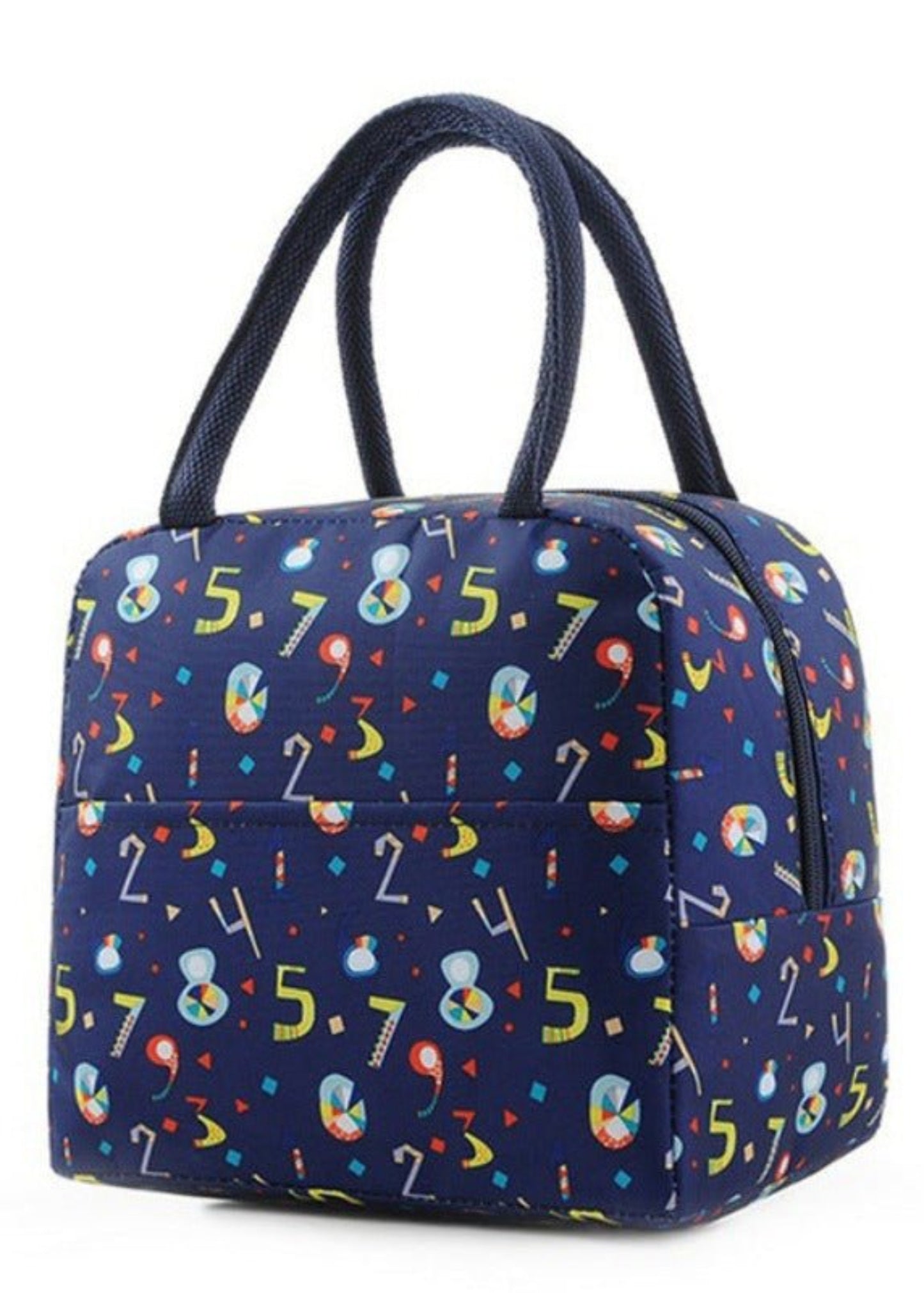 Portable Reusable Cold Insulated Lunch Picnic Travel Handbag - Lily Bloom