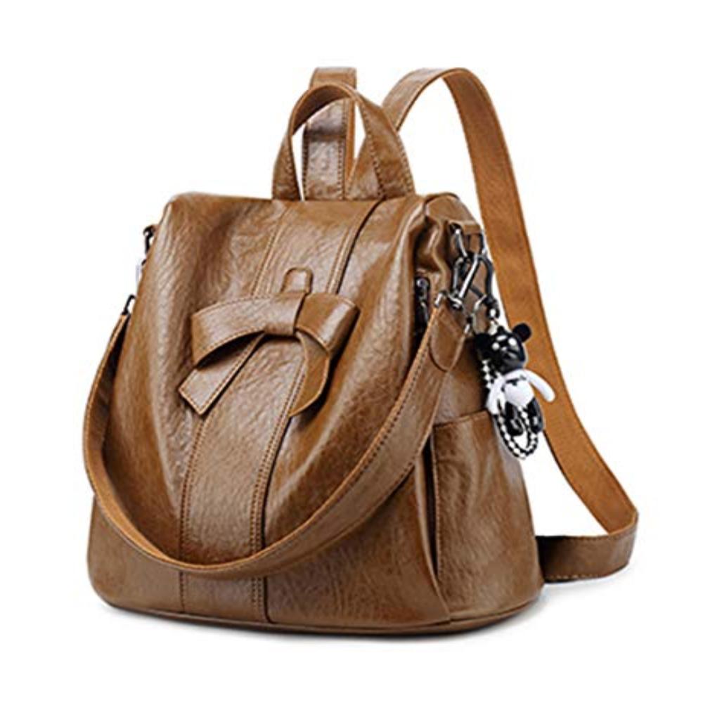 Small Backpack Purse Leather Shoulder Bag - Lily Bloom