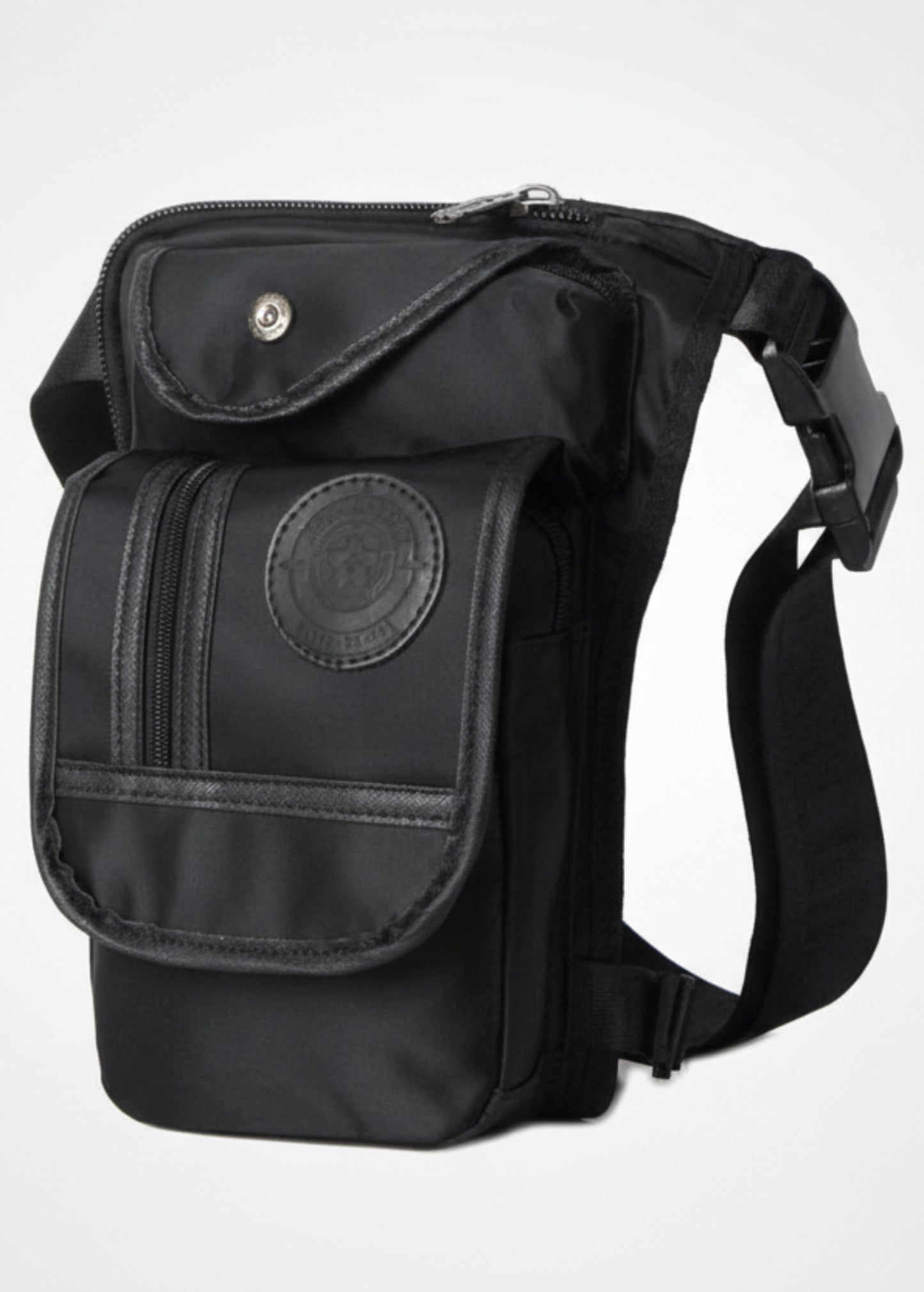 Waterproof Nylon Military Tactical Motorcycle Riding Multi Purpose Pouch - Lily Bloom