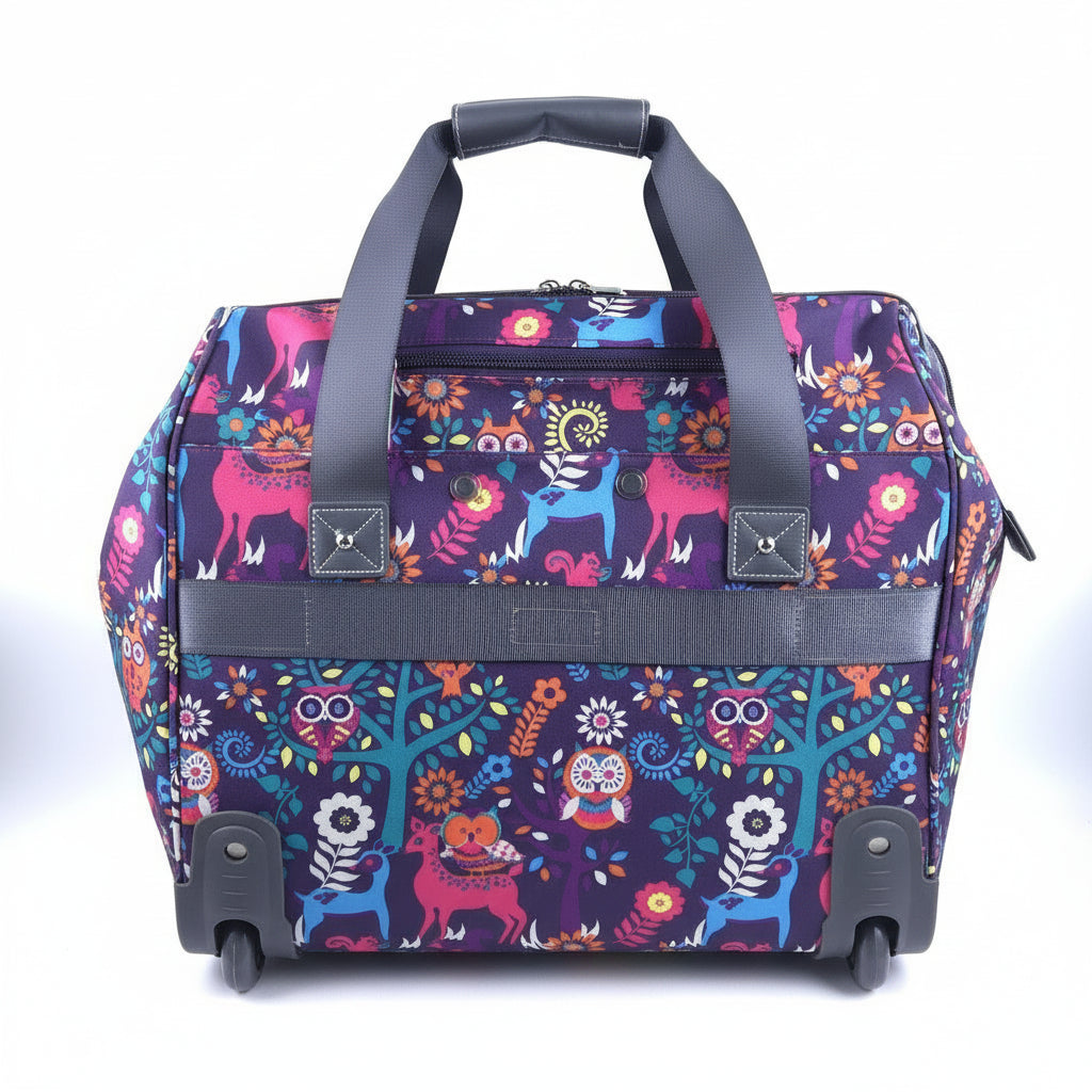 15 in Carry on Bag Wheeled Cabin Under Seat Tote