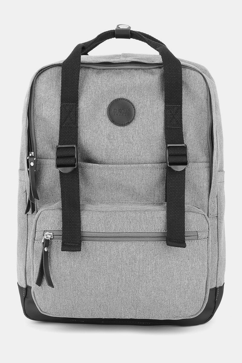 Waterproof Canvas Backpack Bag with Side Pockets - Lily Bloom Store