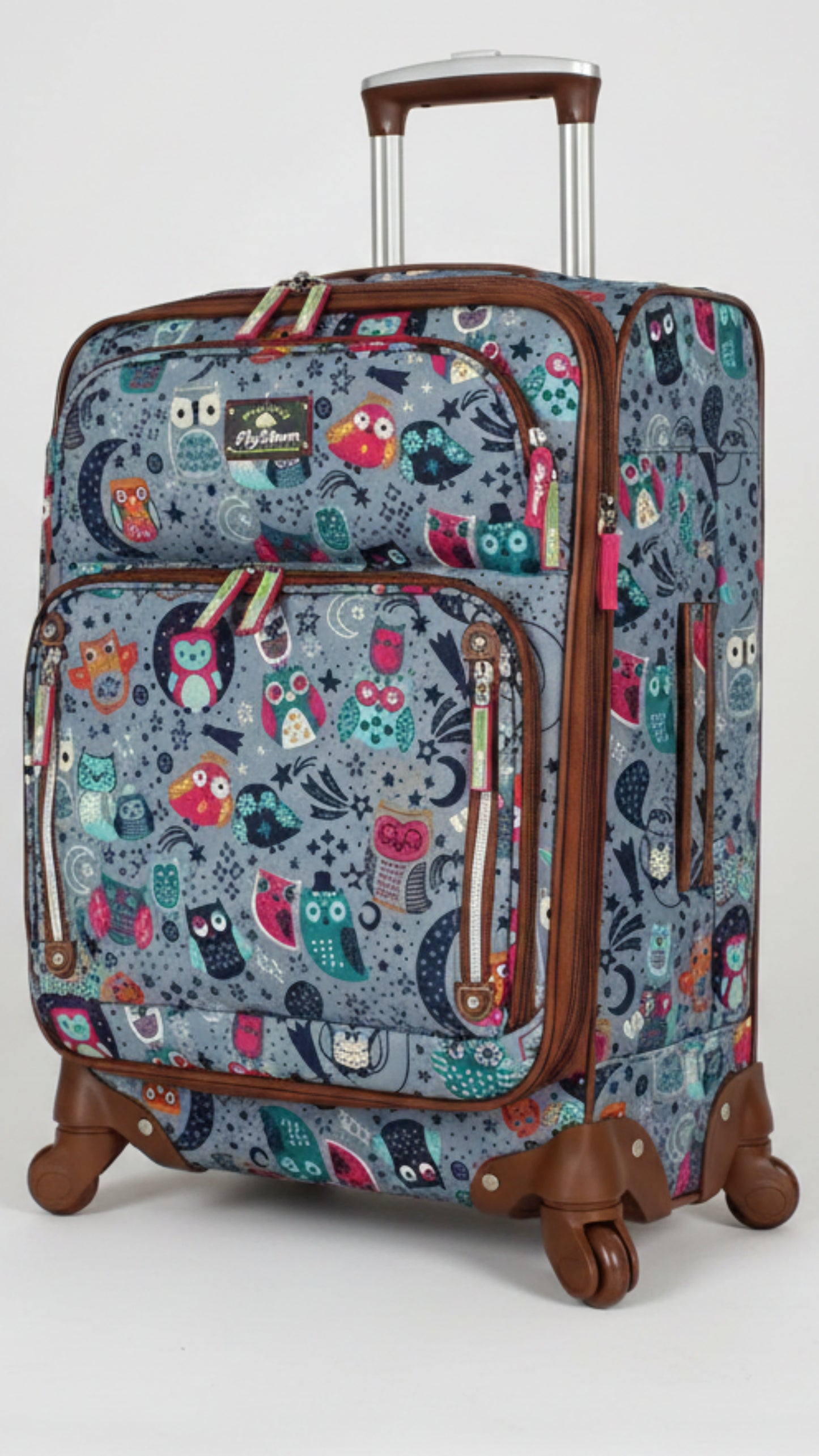 28 in Luggage Large Expandable Design Pattern Suitcase With Spinner Wheels - Lily Bloom
