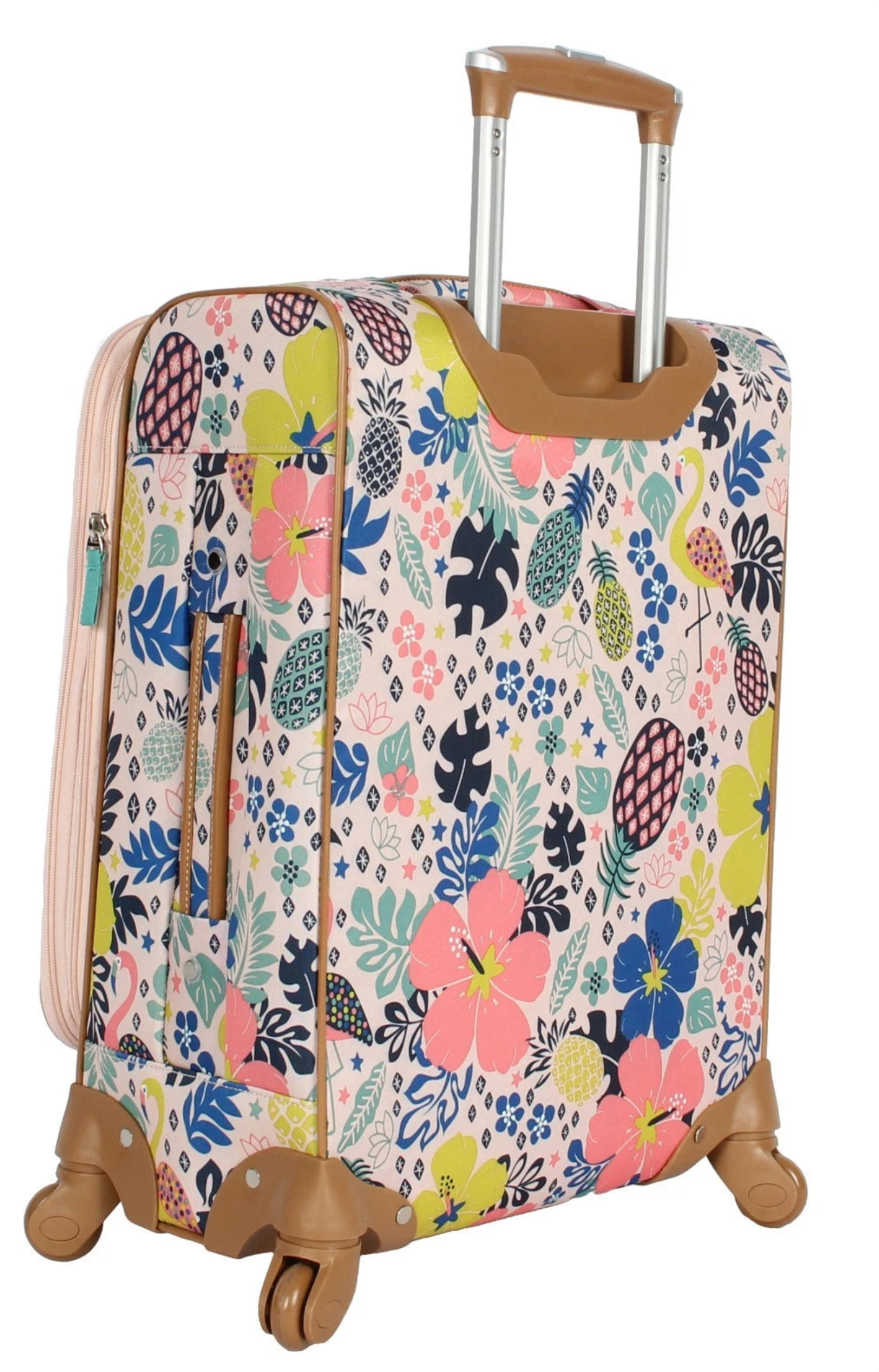 28 in Luggage Large Expandable Design Pattern Suitcase With Spinner Wheels - Lily Bloom