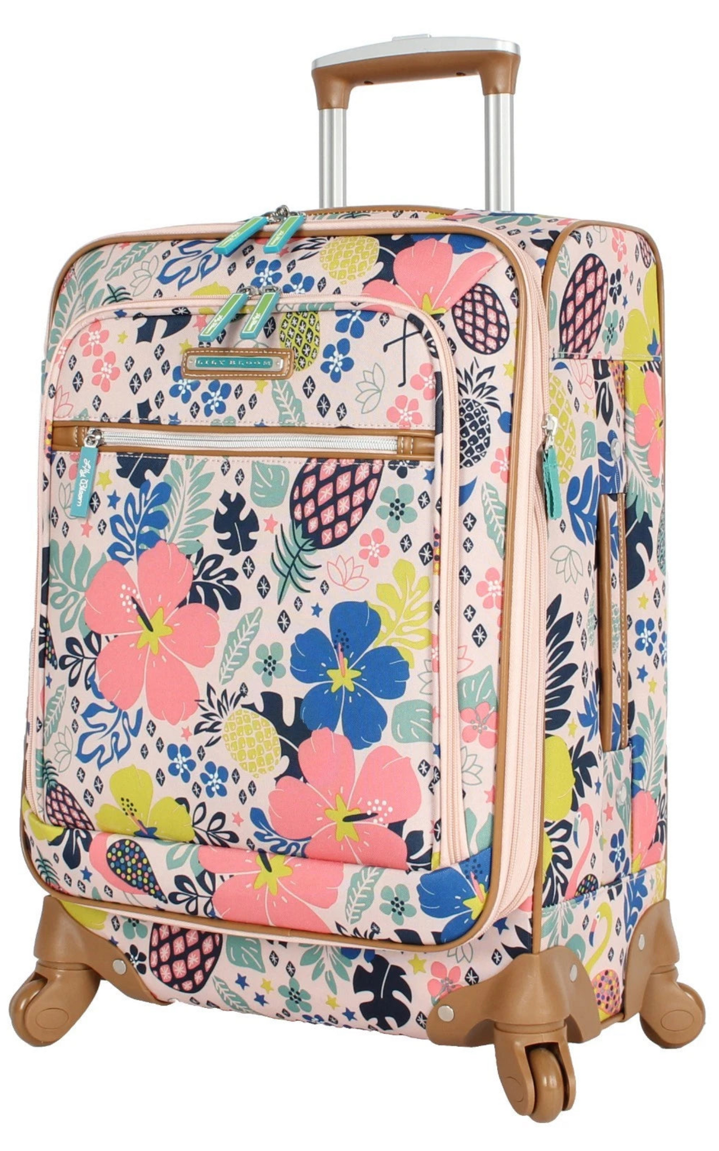 28 in Luggage Large Expandable Design Pattern Suitcase With Spinner Wheels - Lily Bloom