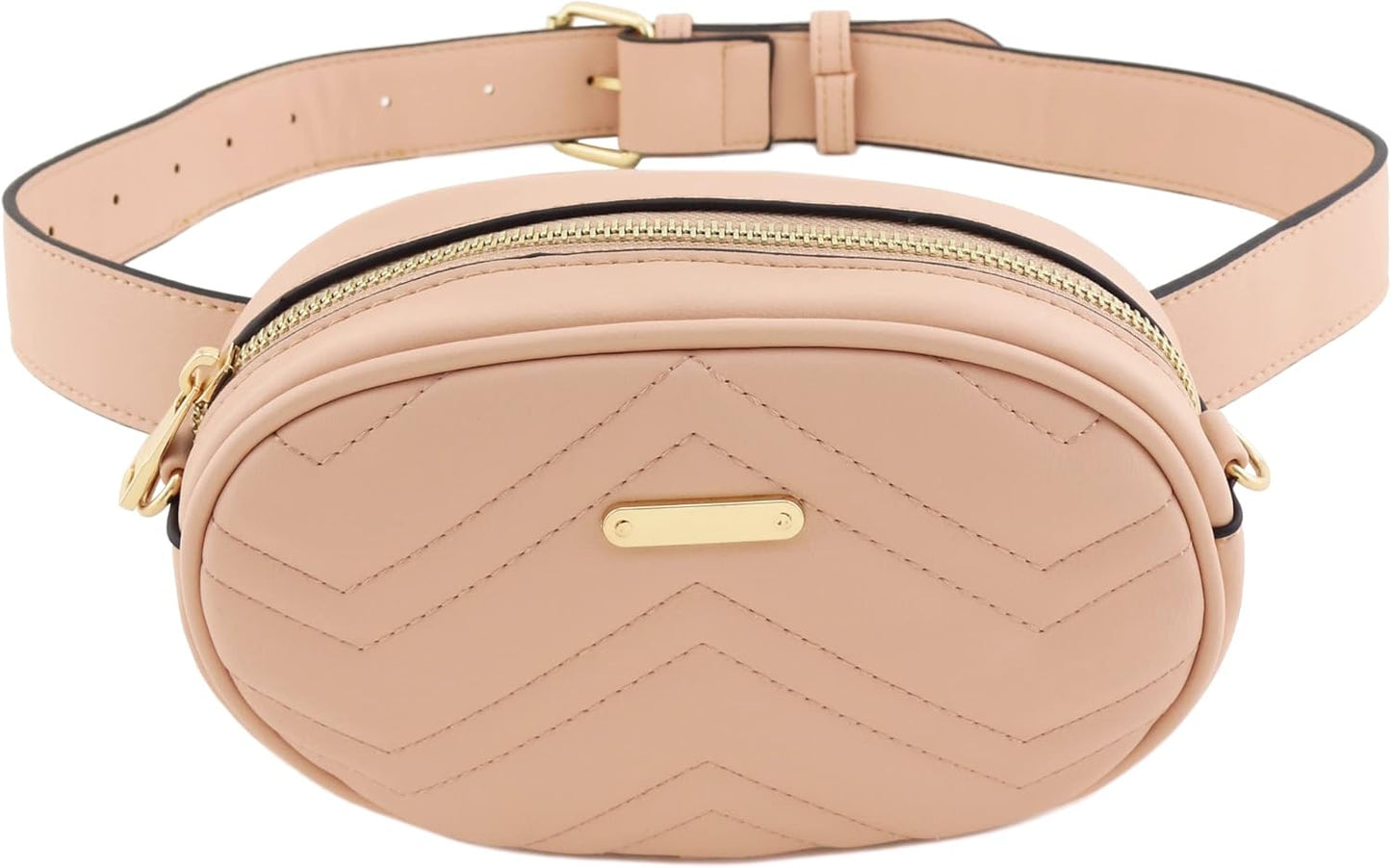 Fashionable Waist Bag Leather Belt Bag Crossbody Tassel Chain