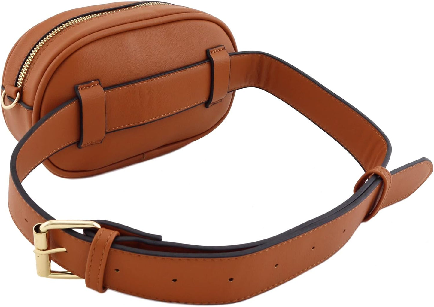 Fashionable Waist Bag Leather Belt Bag Crossbody Tassel Chain