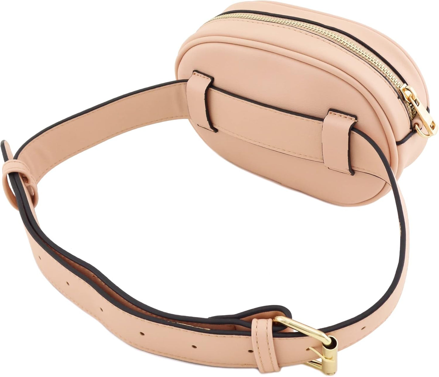 Fashionable Waist Bag Leather Belt Bag Crossbody Tassel Chain