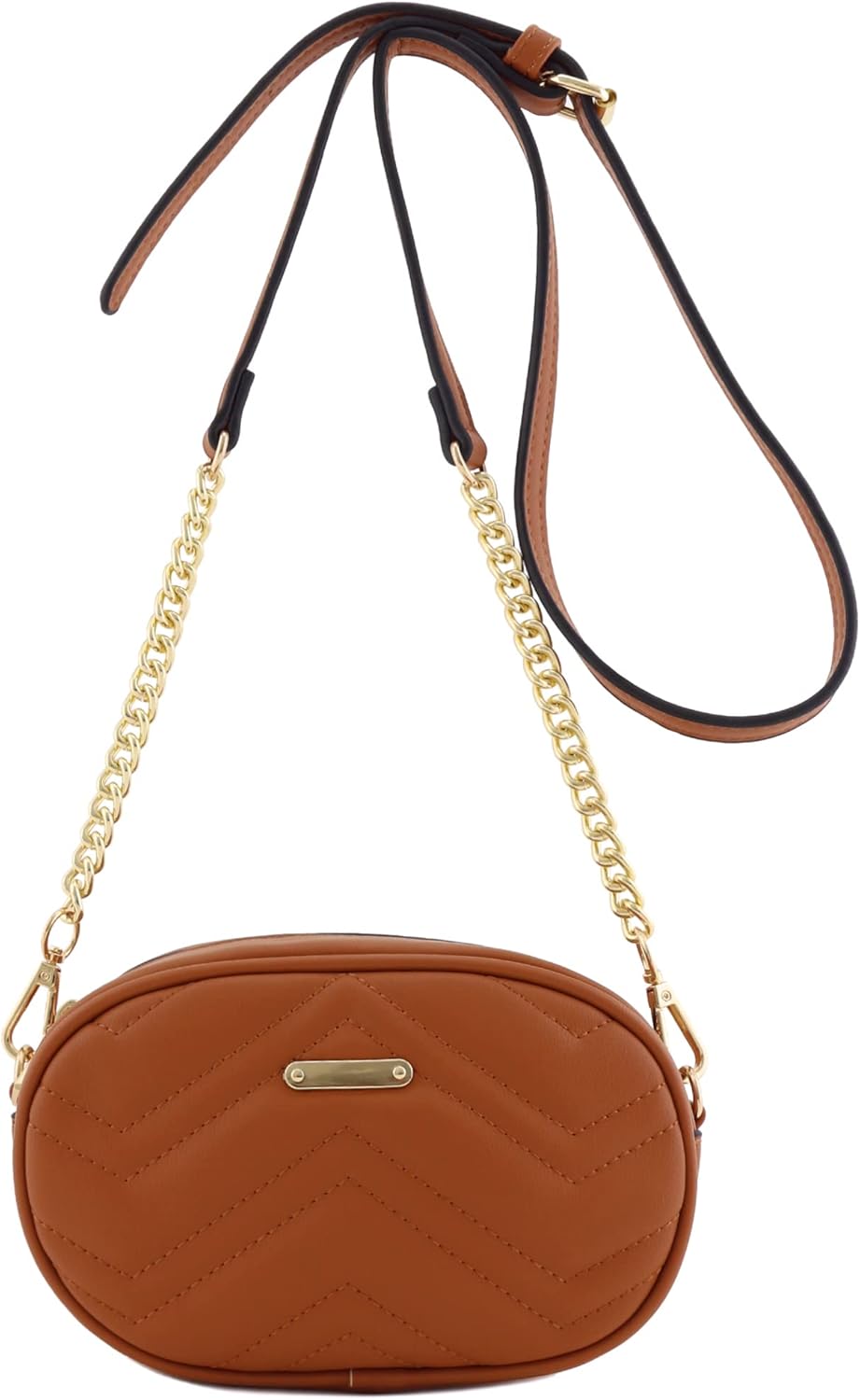 Fashionable Waist Bag Leather Belt Bag Crossbody Tassel Chain