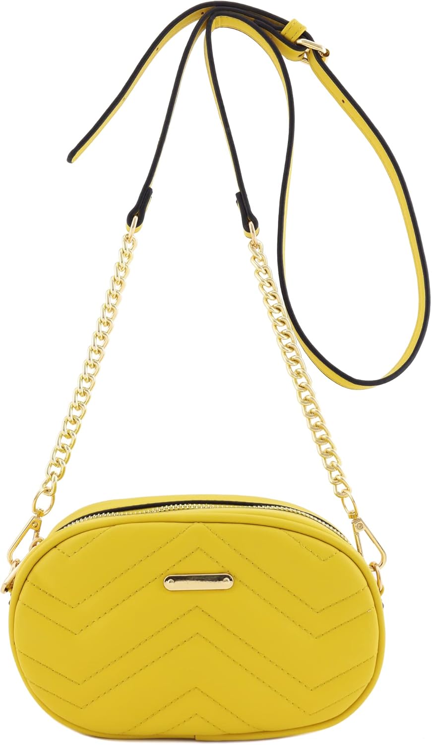 Fashionable Waist Bag Leather Belt Bag Crossbody Tassel Chain