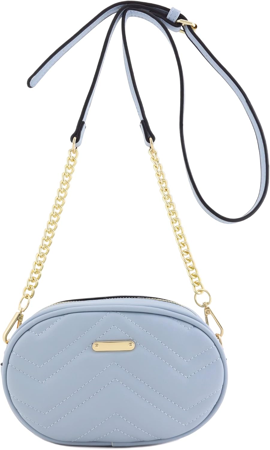 Fashionable Waist Bag Leather Belt Bag Crossbody Tassel Chain