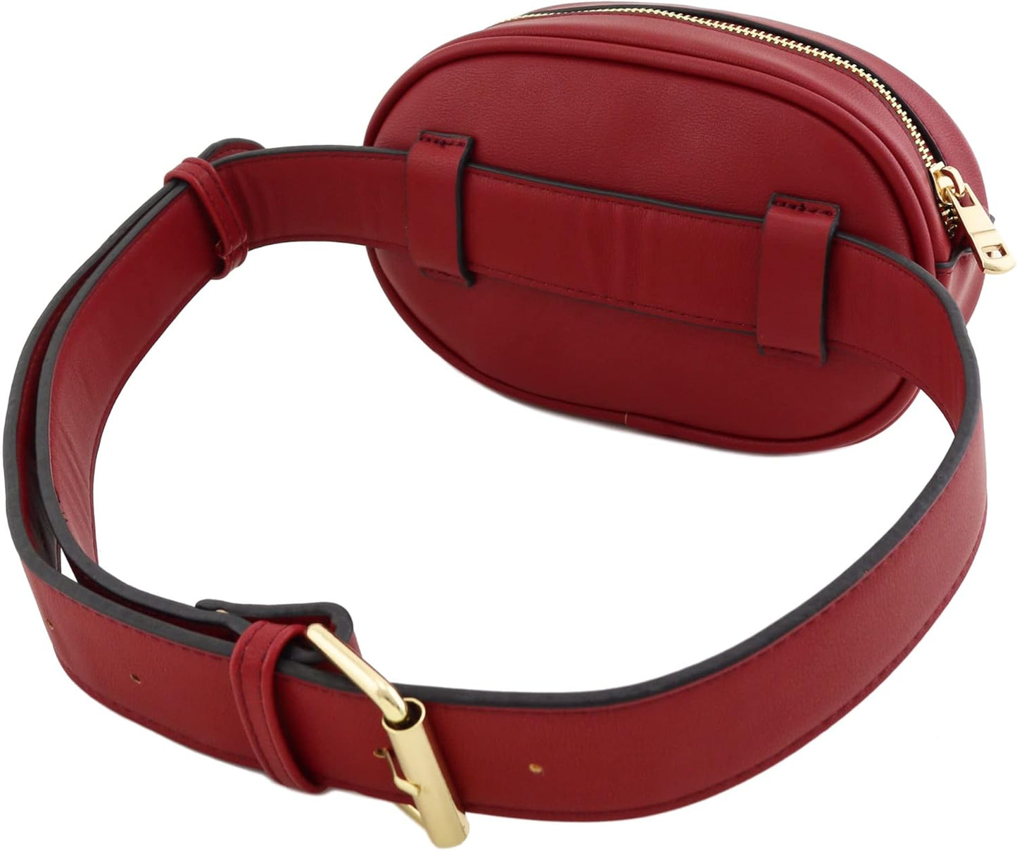 Fashionable Waist Bag Leather Belt Bag Crossbody Tassel Chain