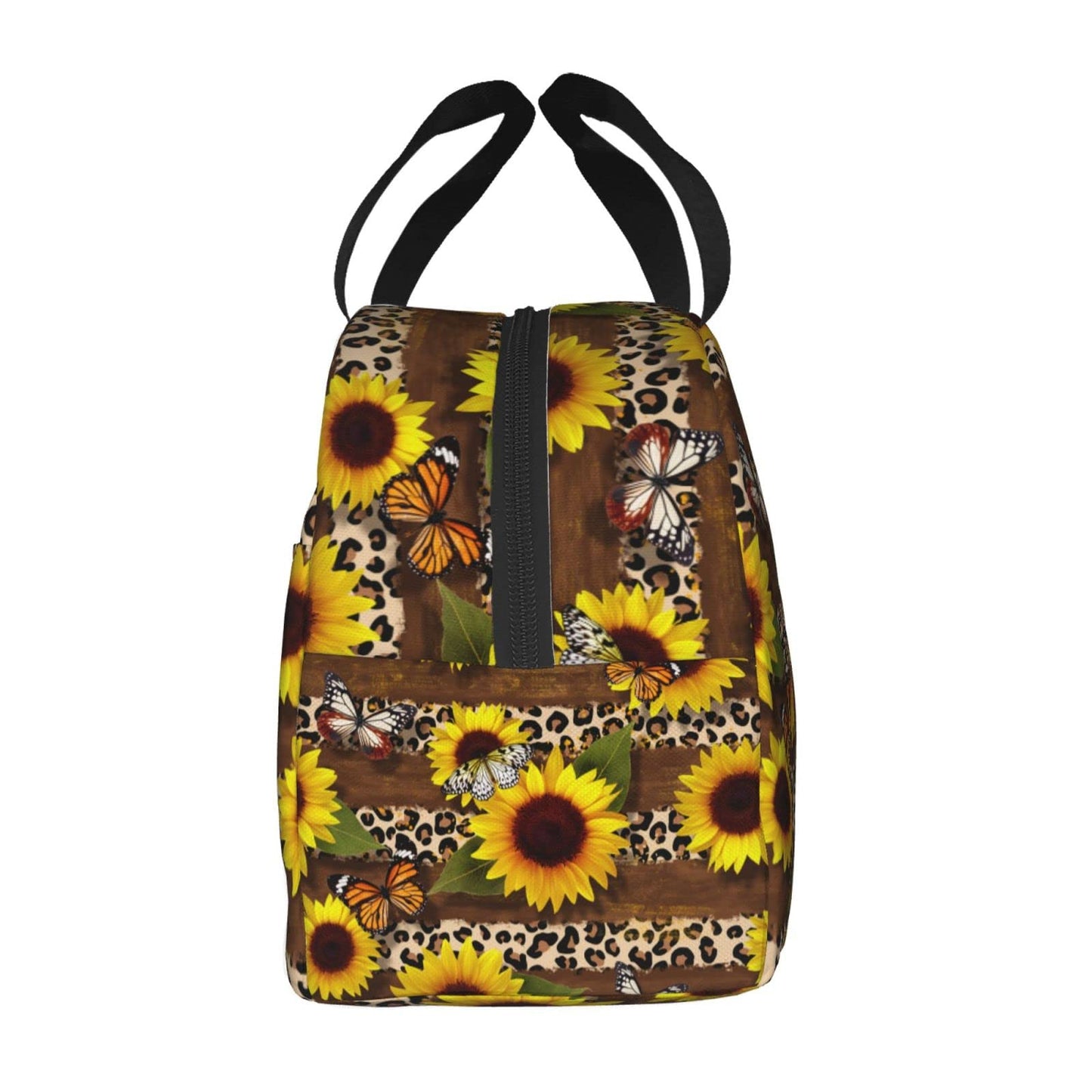 Sunflower Insulated Lunch Box Reusable Lunch Tote for Office Work Picnic Hiking