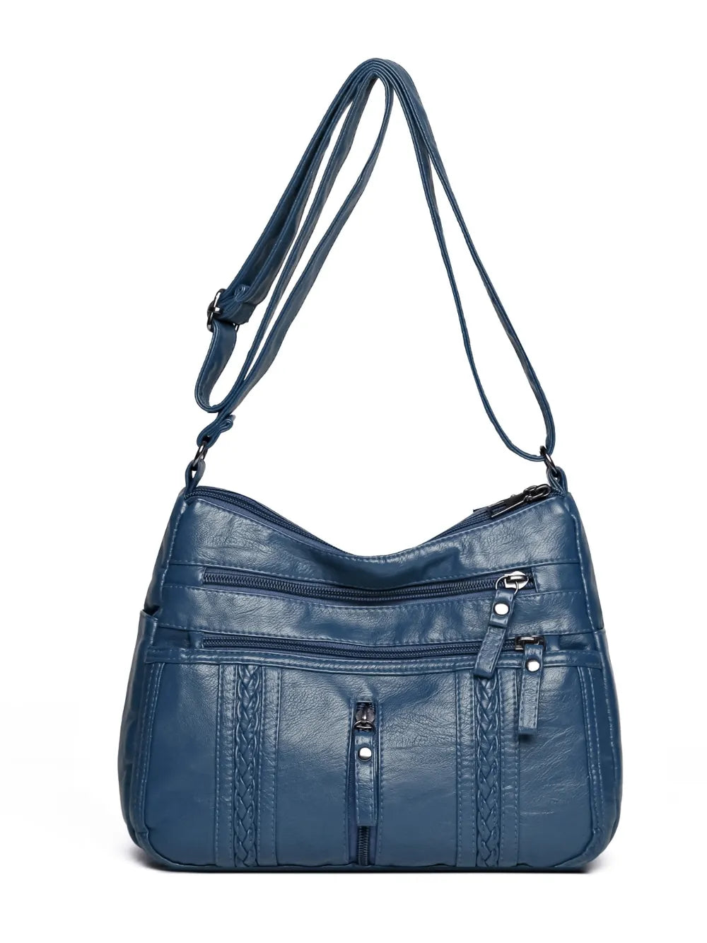 Vegan Leather Adjustable Strap Shoulder Bag | Lily Bloom