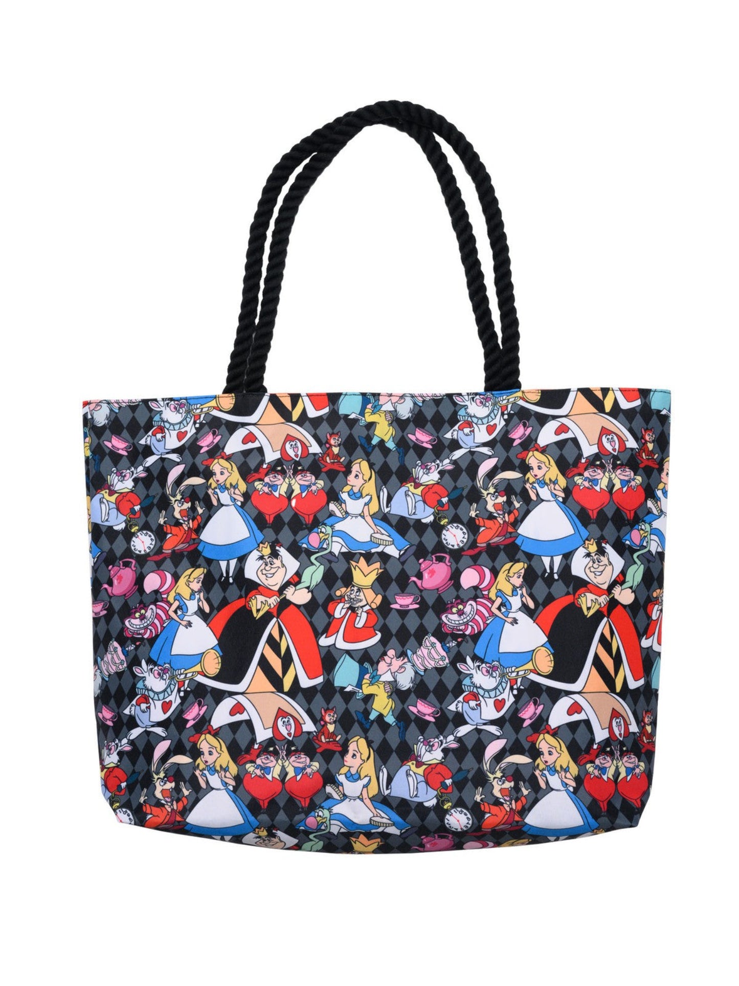 Alice In Wonderland Tote Bag and Cheshire Cat Wallet Set
