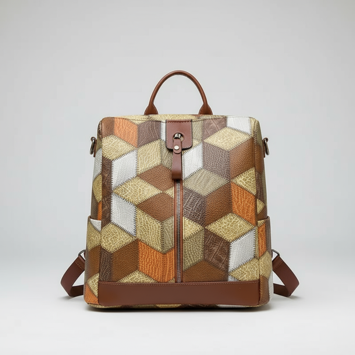 Anti-theft Waterproof Vegan Leather Backpack | Lily Bloom