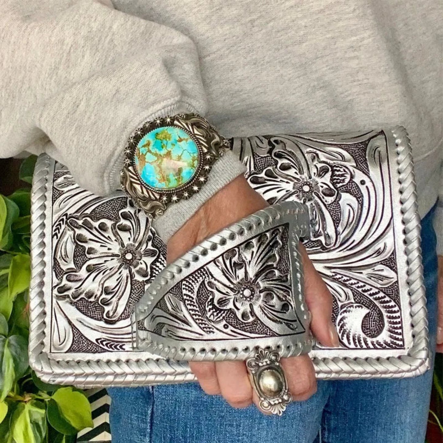 Art Carvings Embossing Evening Elegant Clutch Purse Designer Handbag
