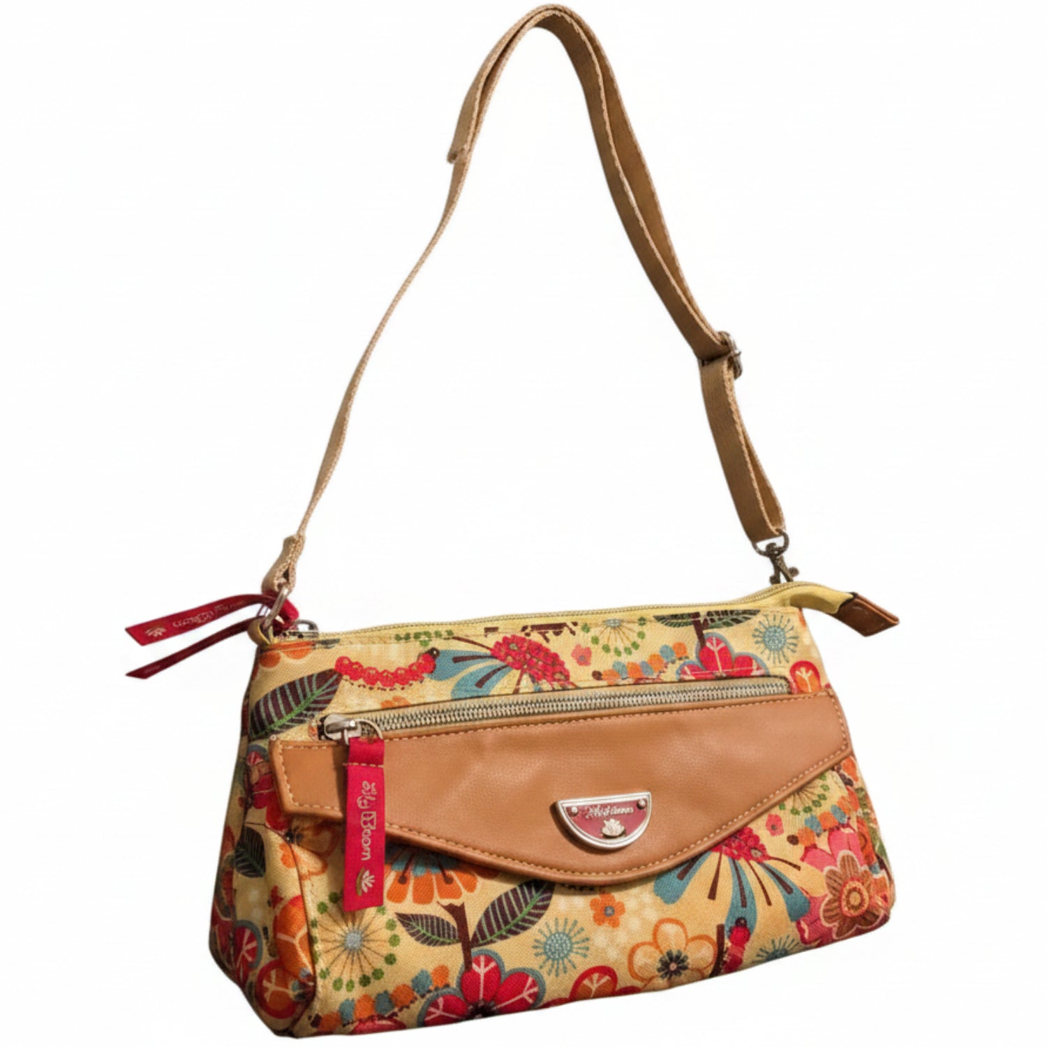 Bee Crossbody Clutch Purse, Adjustable Removable Strap
