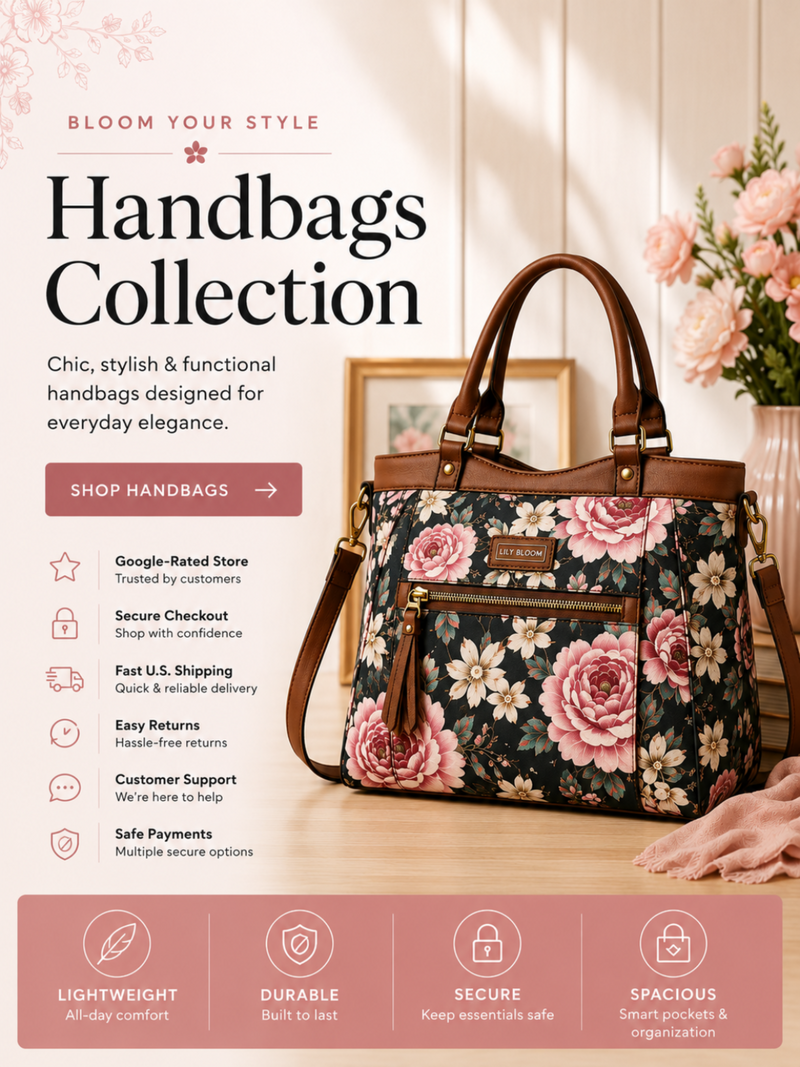 Bloom your style handbags collection