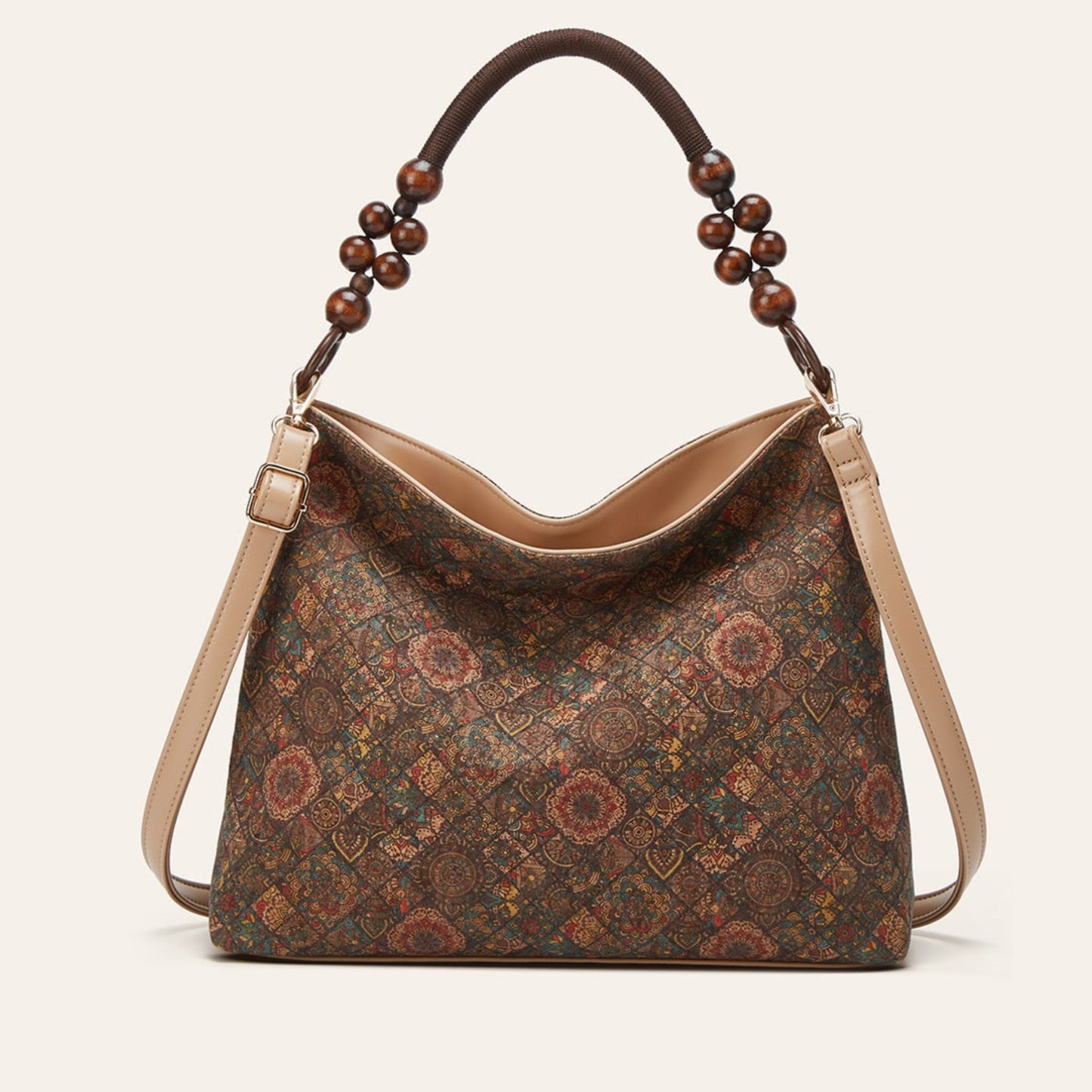 Bohemian Geometric Pattern Hobo Handbag