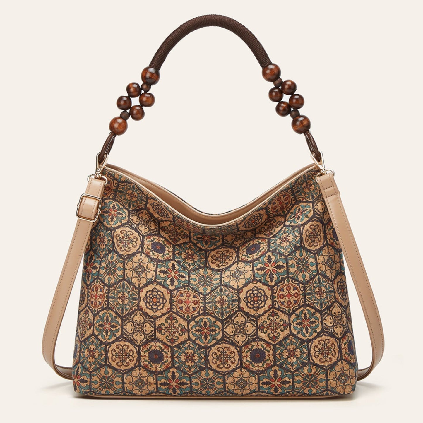 Bohemian Geometric Pattern Hobo Handbag