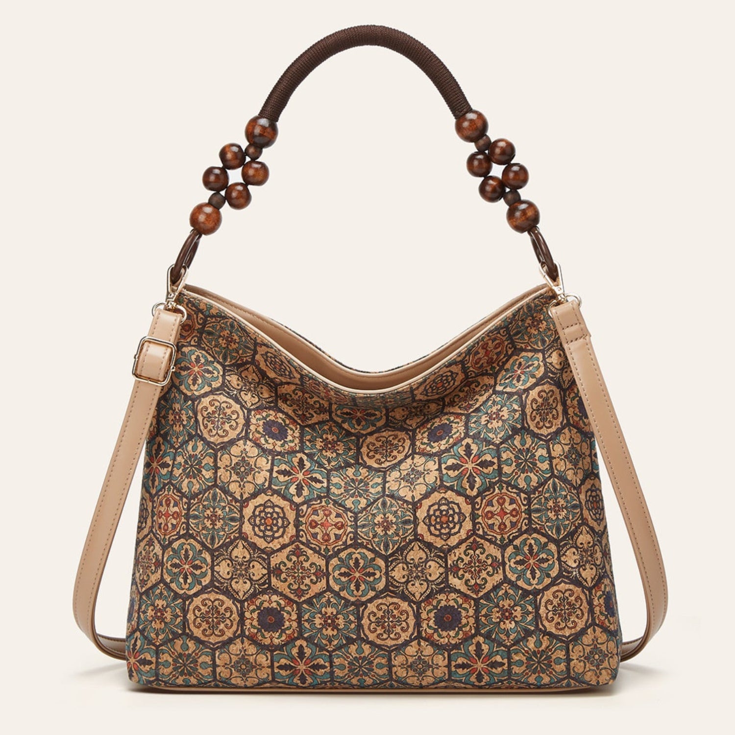 Bohemian Geometric Pattern Hobo Handbag